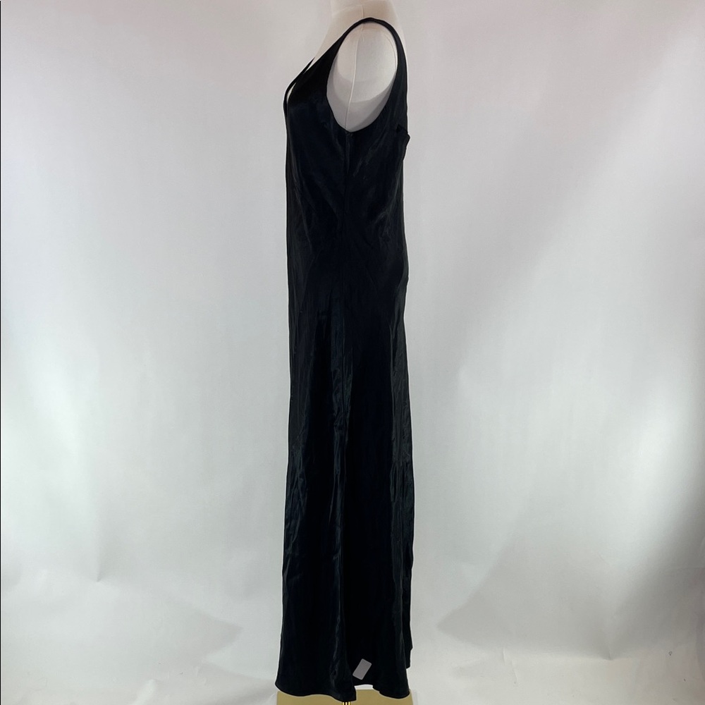 VINCE Black Satin Gown, M - Picture 9 of 11